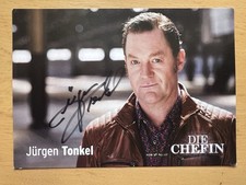 Jürgen Tonkel AK ZDF Chefin Hausmeister Krause Autogrammkarte original signiert