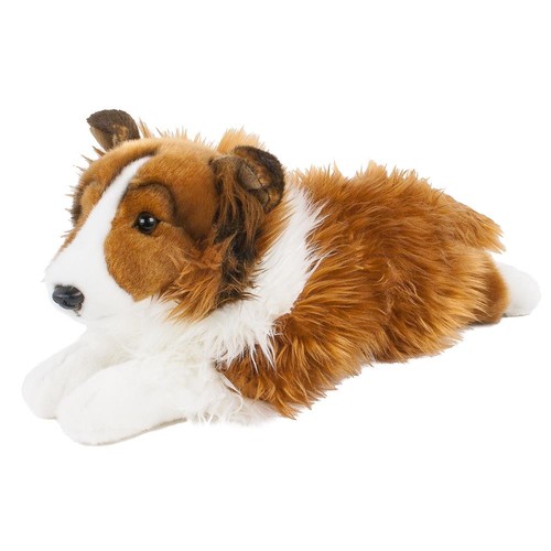 Kuscheltier hund collie mit - kuscheltier,
