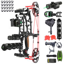 30-75lbs Compoundbogen Jagdbogen Stahlkugel Pfeil Angeln CNC Bogenschießen Jagd