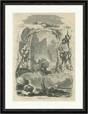 Die Jagd auf wilde Enten Meer Felsen Gewehr Flugenten Beute  Faksimile_E 22660