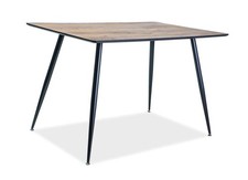 Esstisch Küchentisch Esszimmertisch 120x80x75cm Nussbaum schwarz MDF 86409898