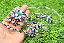 Türkis und Weitere Edelstein Designer Handgemacht Mix Edelstein Armreifen Menge