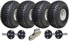22x11.00-8 Doppel Achse Knobby Atv Quad Anhänger Set Alko Road Block 620kgs