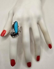 Unisex Türkis Ring 925 Silber