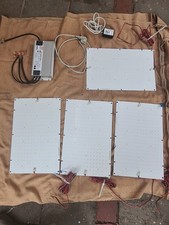 480W SET - BloomStar 4x FlatBoard 3500K mit Dimmer - NP: 599,-/ Grow Lampe