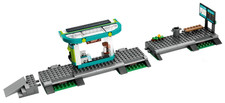 Lego bahnhof haltestelle aus - /,