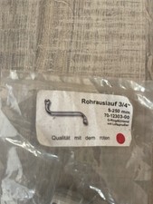 S-Auslauf 3/4 250 Rohrauslauf flachdichtend Schwenkauslauf Spültisch Wandarmatur