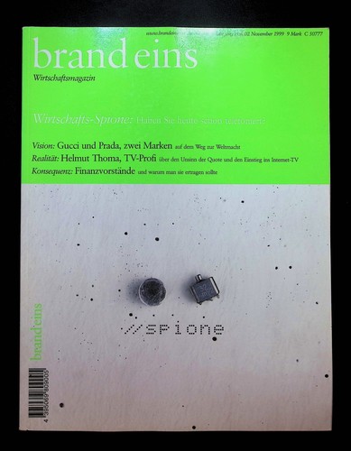 Wirtschaftsmagazin brand eins - wirtschaftsmagazin:,