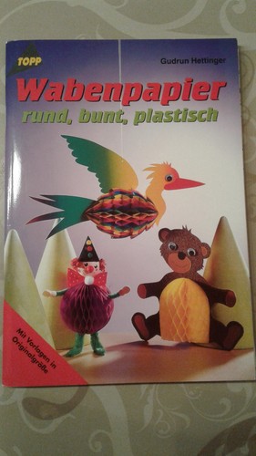Bastelheft wabenpapier rund - wabenpapier,
