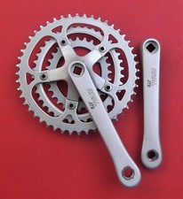 Kurbelset Sachs Rival ATB 170mm Crankset 48/38/28t Chainset Vintage Retro