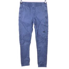 STONE ISLAND Hose Pants Logo Patch Blau Navy Gr. 10Y DE 140