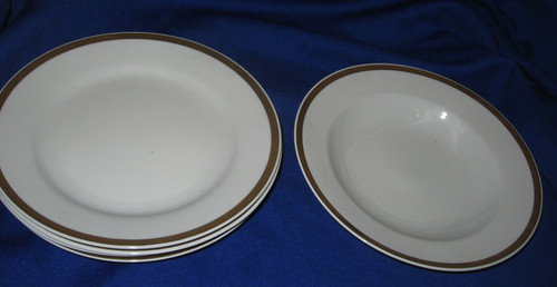 Suppenteller goldrand - ,