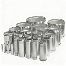 Legierung Aluminium Schlauchverbinder Verbinder Silikon Metall Rohr Sicken Pressverbindung