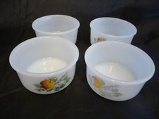 Arcopal France - 4 Schälchen - Souffle Creme Brulee - Ø ca. 8 cm, ca. 4 cm hoch