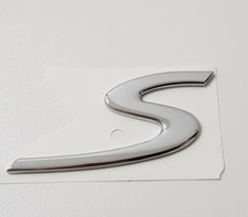 FÜR PORSCHE 986 550 BOXSTER 996 997 TURBO S CHROM HECK SCHRIFTZUG NEU