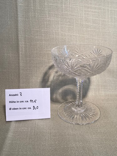 Kristall champagnerschalen - 2,