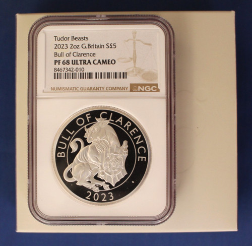 2023 silber 2oz 5 münze - pp,