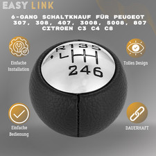 Schaltknauf Für Peugeot 307