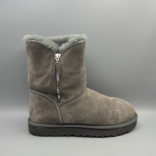 Graue ugg boots florence - ugg, zip