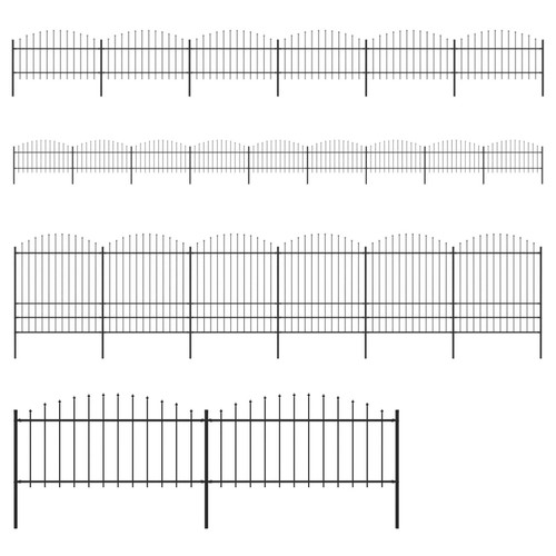 Gartenzaun mit speerspitzen - mit,