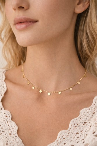 Gold plated necklace 18k