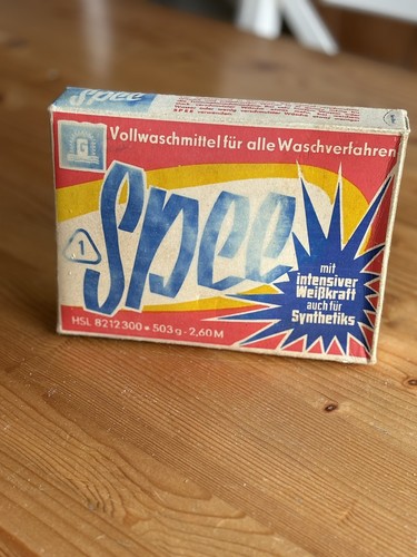 Ddr waschmittel spee - spee, 503g