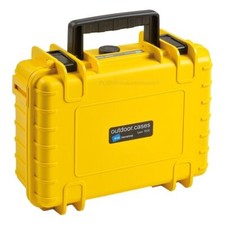 B&W Outdoor Case 1000 - Innenmaße: 25x17x9 cm - Schutzkoffer gelb