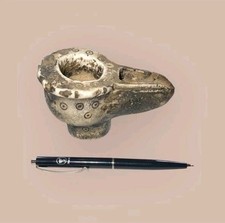 Öllampe aus geschnitztem Stein 6.-7. Jh. - byzantinisch / frühislamisch, Marmor