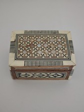 Holz Schatulle Intarsien