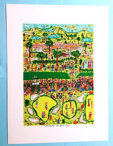 Farblithographie james rizzi - farblithographie,
