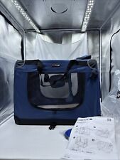 CADOCA hundebox Größe M In Navy-blau Inklusive Zubehör