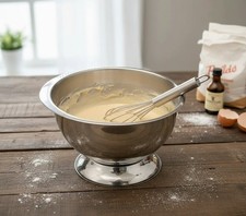 AMC Rührschüssel Backschüssel Rührtopf Schneebesen 25cm Hochwertig -