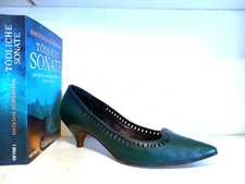 VINTAGE - Lederpumps mit Metallabsatz - ca. Gr. 37 - TOP ZUSTAND