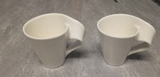 ❤️2x Villeroy & Boch Kaffeetasse * New Wave * Tasse * 300ml * weiß❤️