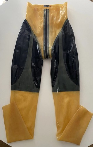 Latex leggings schwarz - latex,