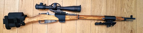 Mosin nagant triple - -, rails