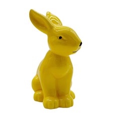 Keramik Osterhase gelb ca. 14