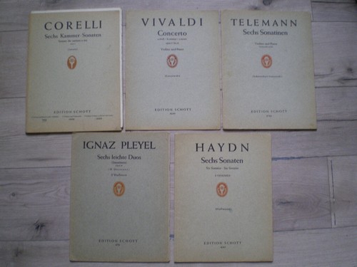 Notenhefte teleman vivaldi - notenhefte,