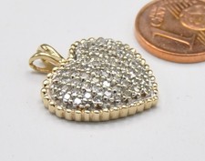 Bi Color Anhänger  Herz 1.00