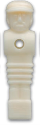 Kickerfigur turnier weiß - kickerfigur,