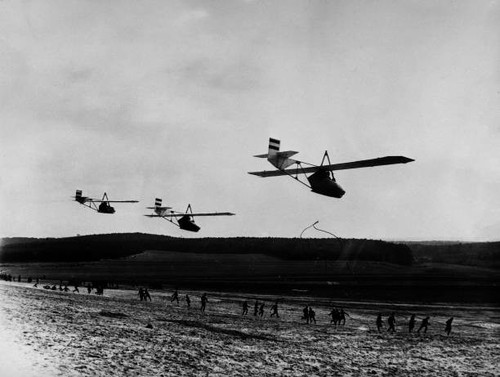 The launch three - , gliders