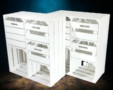 Große weiße Holzkiste /NEU/