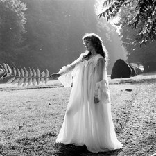 Doris Kunstmann in nightdress