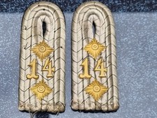  SCHULTERSTÜCKE  OFFIZIER REG.14 IN KEHL -PIONIERE !