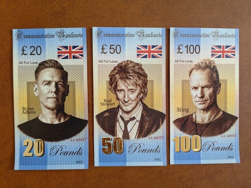 100 pounds england - england, set
