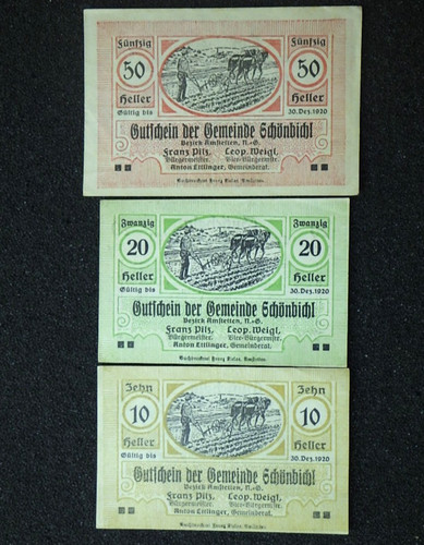 Notgeld österreich - x,