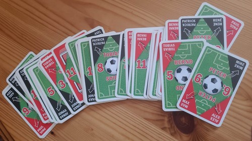 Fußball ligretto kartenspiel - fußball,