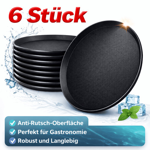 Kellnertablett - 6x,