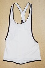 Manstore MASTERCUT Wrestling Singlet weiß Ringertrikot LYCRA Gr. M