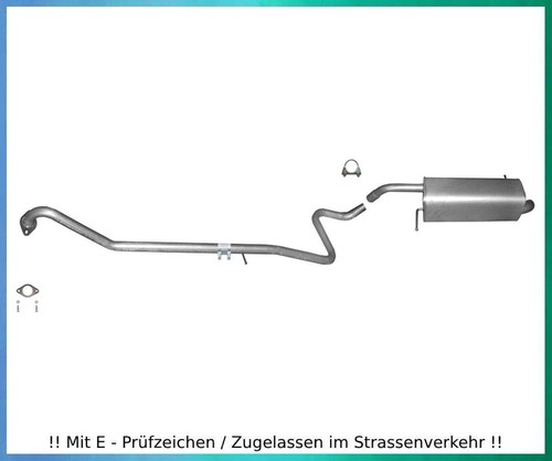 Auspuffanlage für ford fiesta - auspuffanlage,